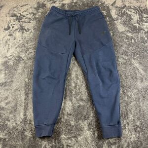 Nike Tech Fleece Joggers Tapered Leg Navy Blue Men's L Sweatpants Athleisure